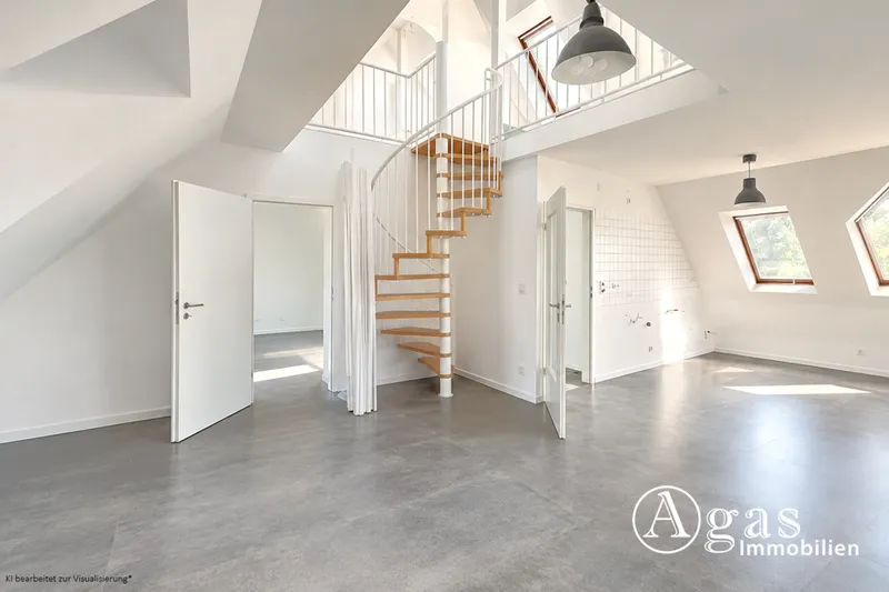 Frisch renovierte Maisonette-Loft-Wohnung zu vermieten — photo 1